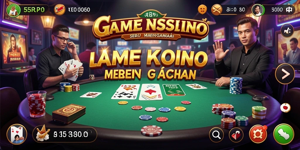 Screenshot gameplay 55RP yang menampilkan suasana Kasino yang mendebarkan.