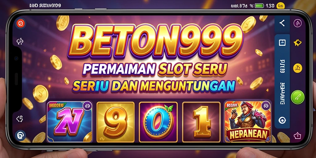 Tampilan menakjubkan dari gameplay slot BETON999 yang mengasyikkan.