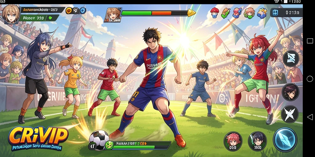 Tampilan menarik dari gameplay CR7VIP yang seru.