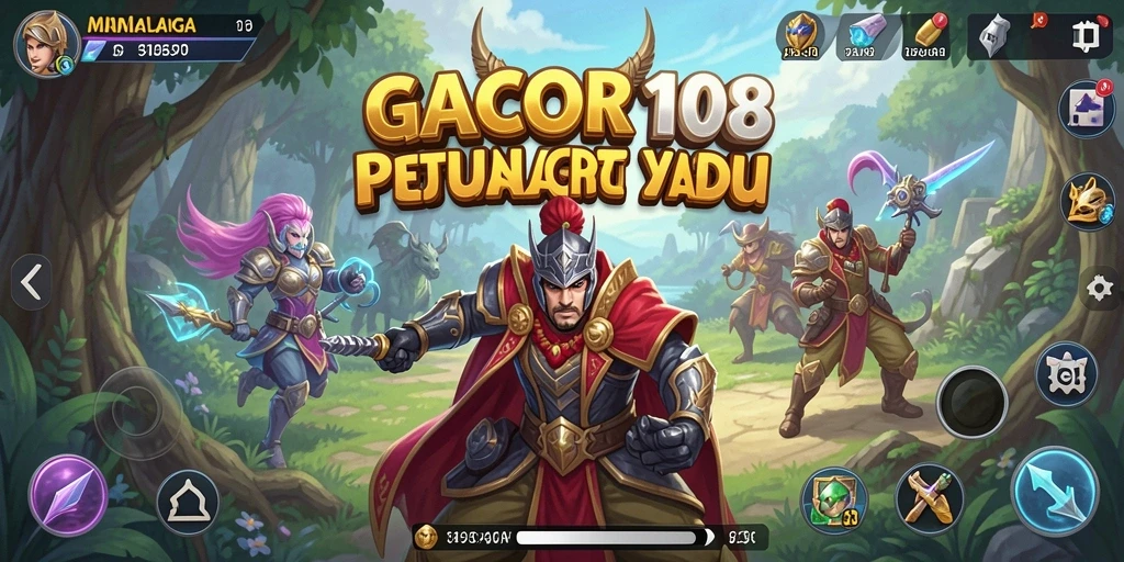 Screenshot menunjukkan karakter utama dalam aksi eksplorasi petualangan.