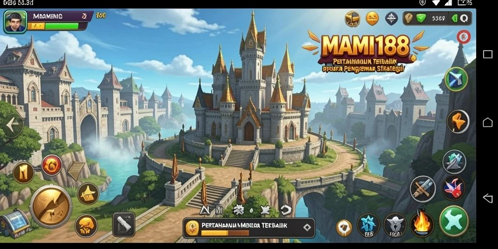 Screenshot MAMI188 menunjukkan aksi mendebarkan dalam game Tower Defense.