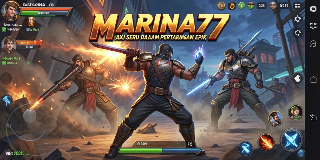 Gameplay aksi seru di <strong>MARINA77</strong> dengan pertempuran yang menegangkan.