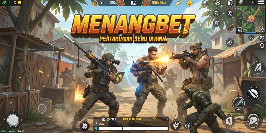 Tampilan aksi mendebarkan dalam gameplay Battle Royale