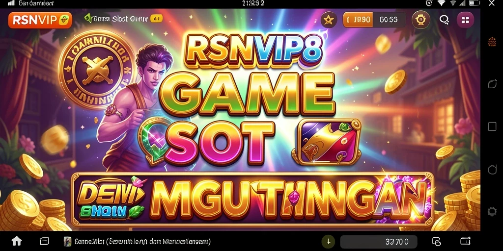 Tampilan gameplay RSNVIP8 menampilkan keseruan permainan Slot.