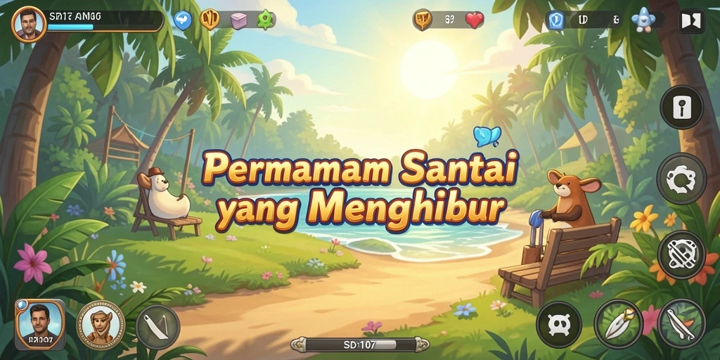 Tampilan menarik dari gameplay SD107 yang menghibur.