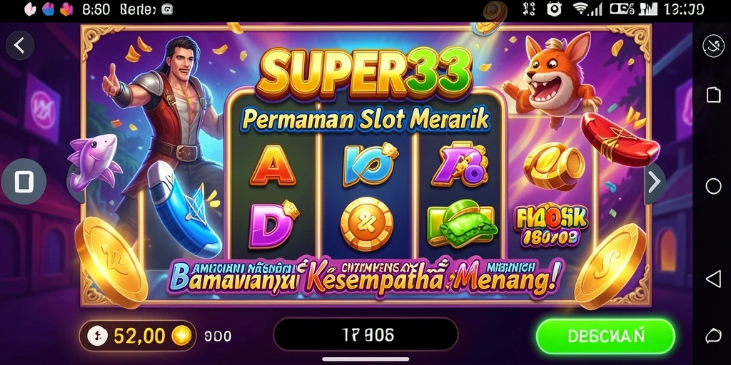 Tampilan menarik dari gameplay SUPER33 yang seru.